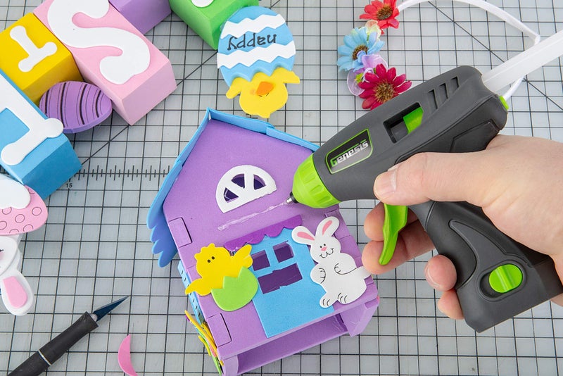 Genesis GLGG08B Cordless Hot Glue Gun with Glue Sticks, Rechargeable Removable Battery, Rapid Heat-Up, Charger and 2 Year Warranty - Image 3